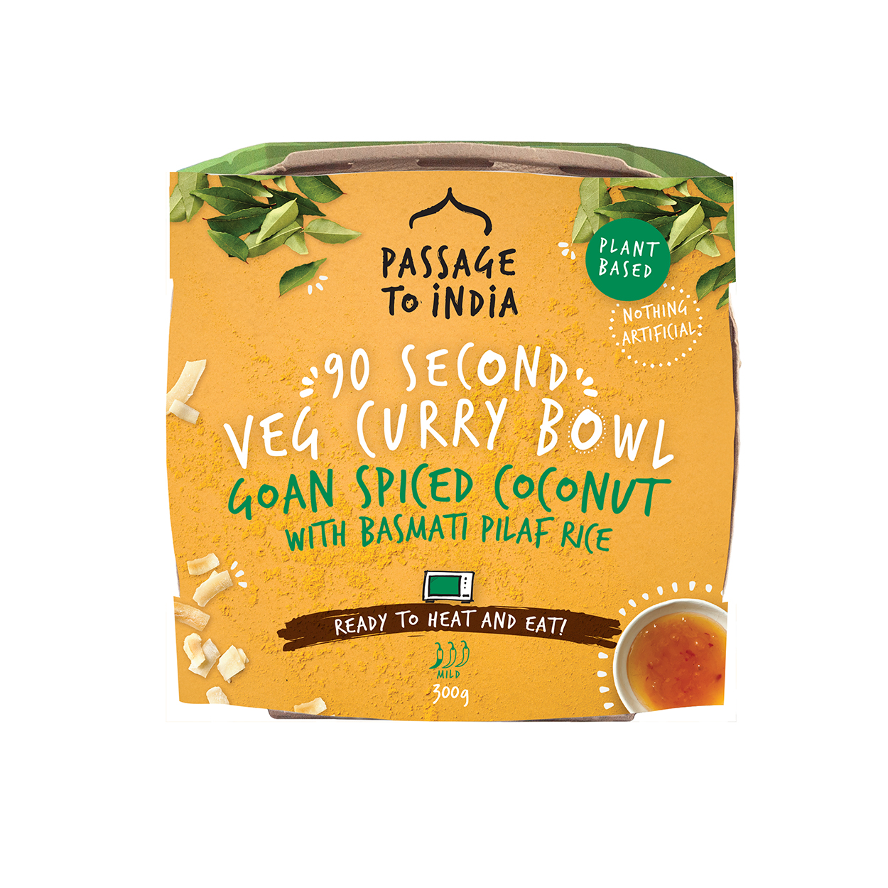 90-Second Veg Curry Bowl in Goan Spiced Coconut Curry Flavour