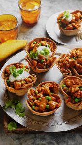 Extra Mild Butter Chicken Roti Bowls